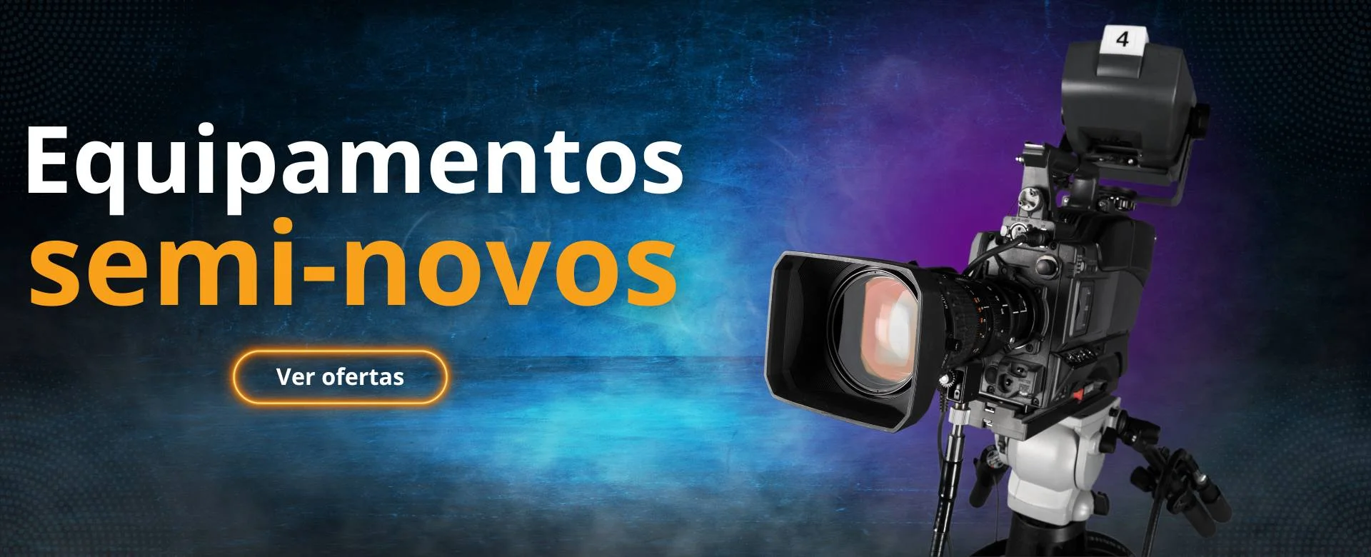 equipmantos de tv e cinema usados